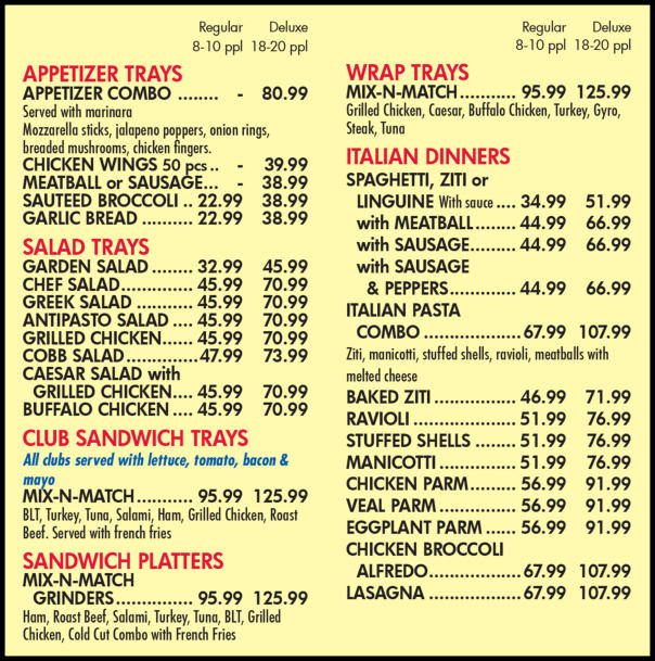 VILLAGE PIZZA CATERING